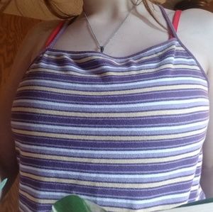 Purple and yellow tank top